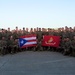 Marines pose for a group photo in Puerto Rico