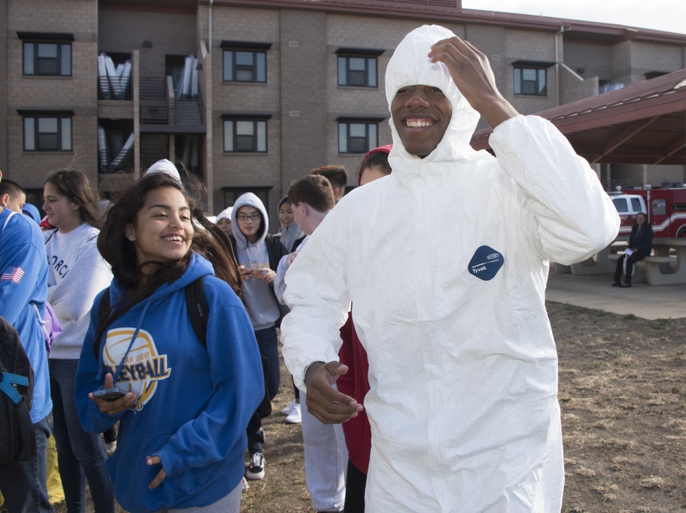 JROTC High School Students Tour Travis AFB