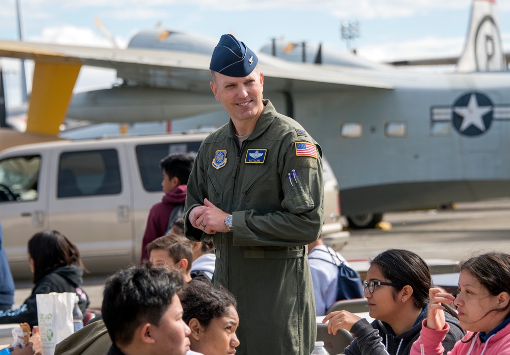 JROTC High School Students Tour Travis AFB