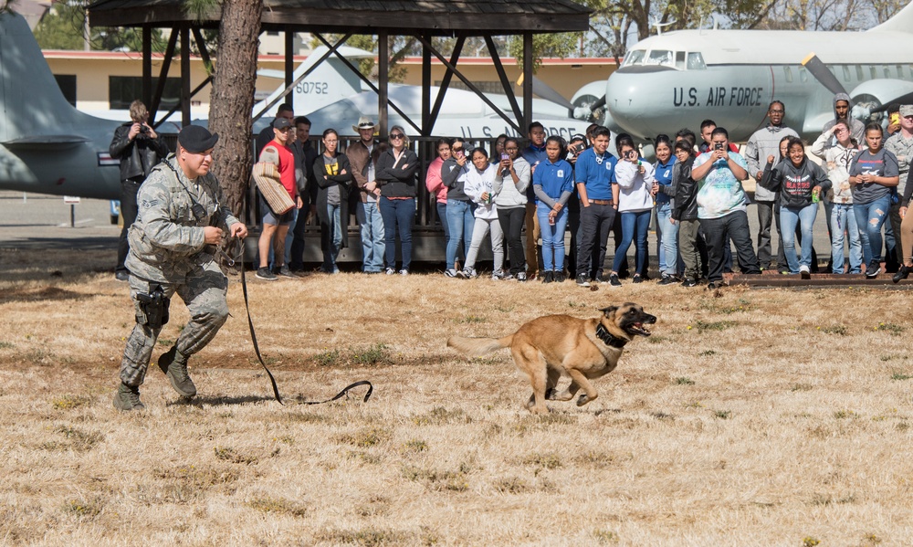 JROTC High School Students Tour Travis AFB