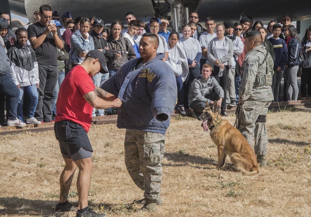 JROTC High School Students Tour Travis AFB