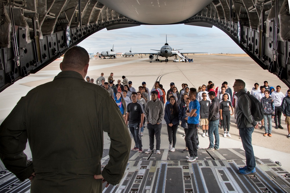 JROTC High School Students Tour Travis AFB