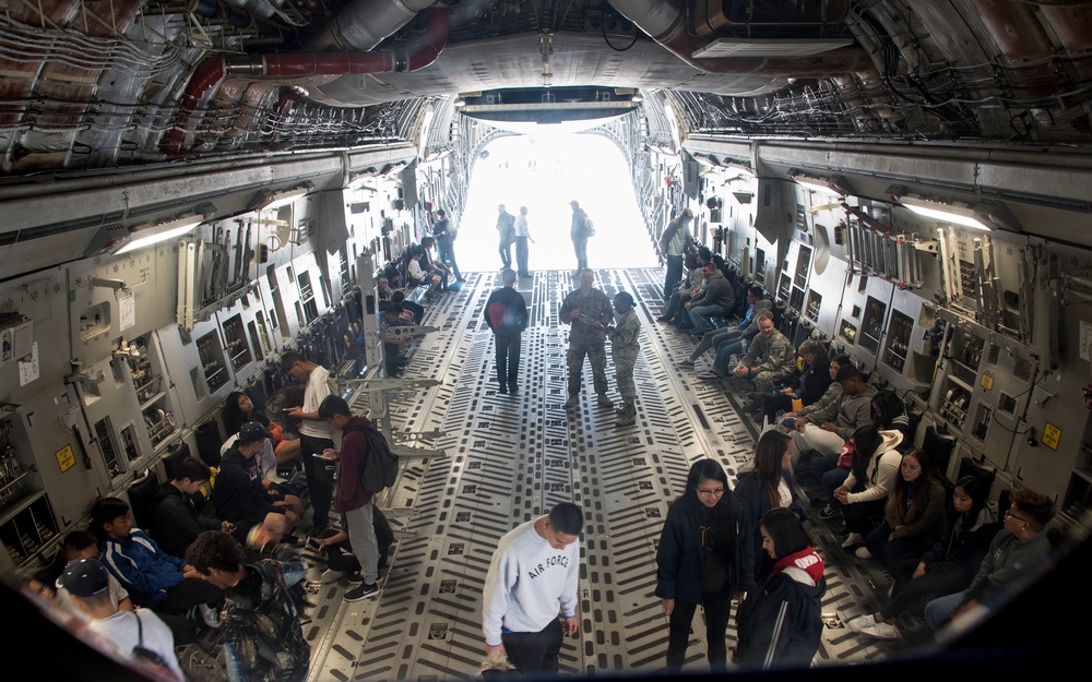 JROTC High School Students Tour Travis AFB