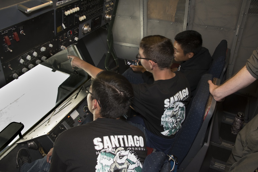 JROTC High School Students Tour Travis AFB