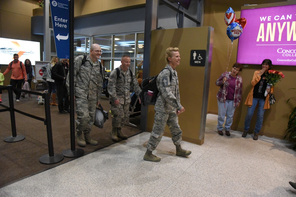 119th Wing members return from southwest Asia deployment