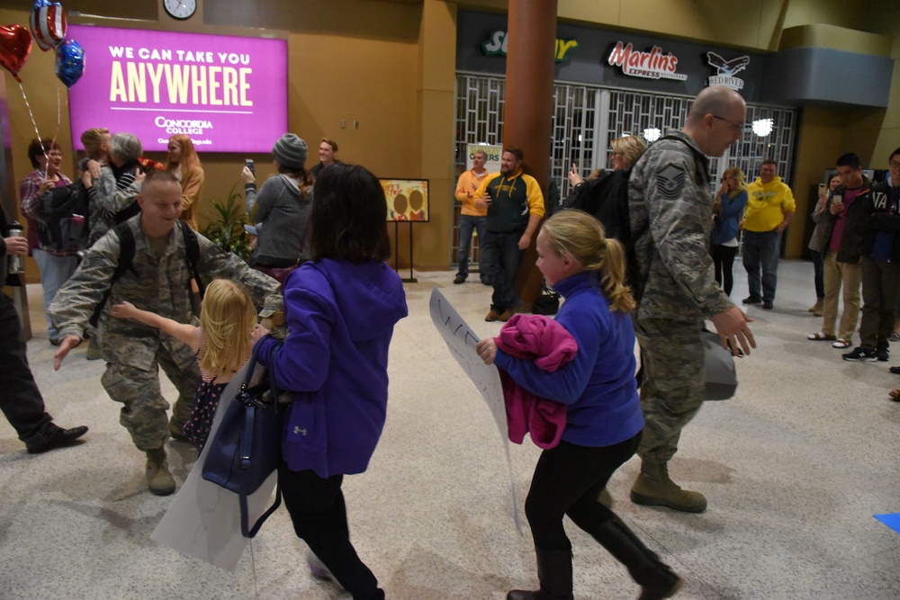 119th Wing members return from southwest Asia deployment