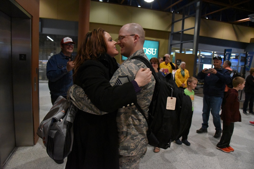 119th Wing members return from southwest Asia deployment