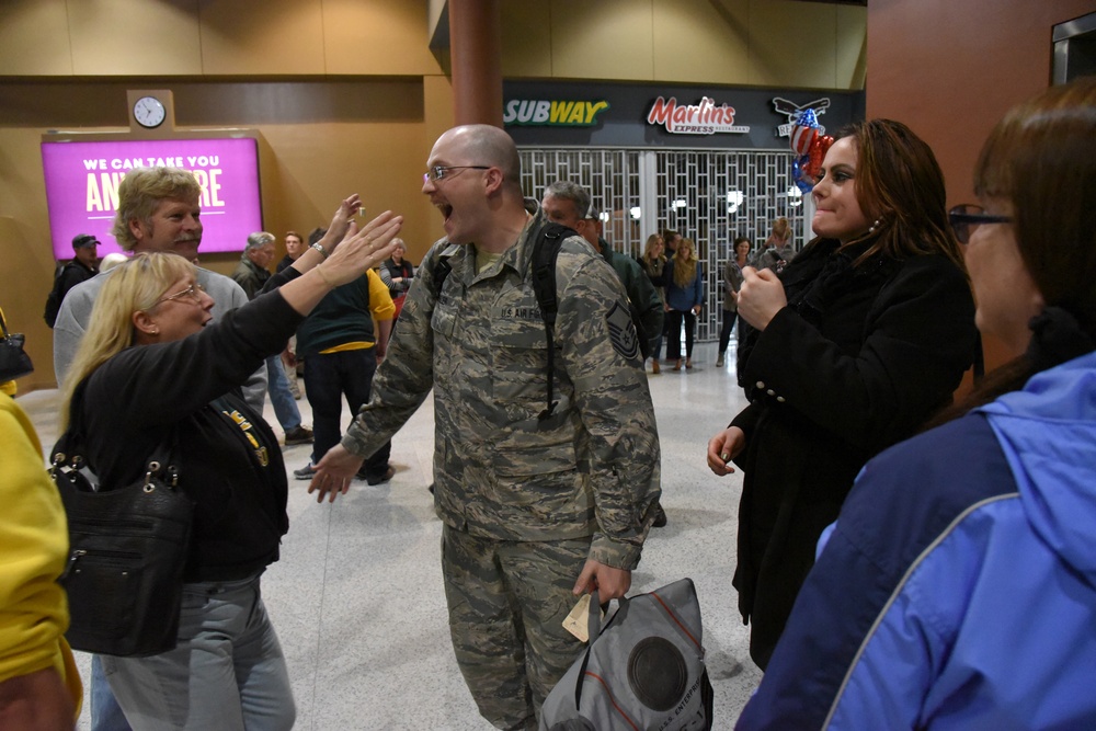 119th Wing members return from southwest Asia deployment