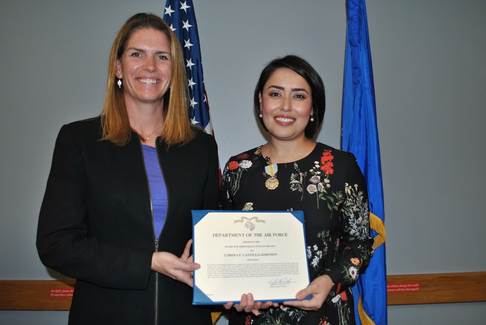Meritorious civilian service award