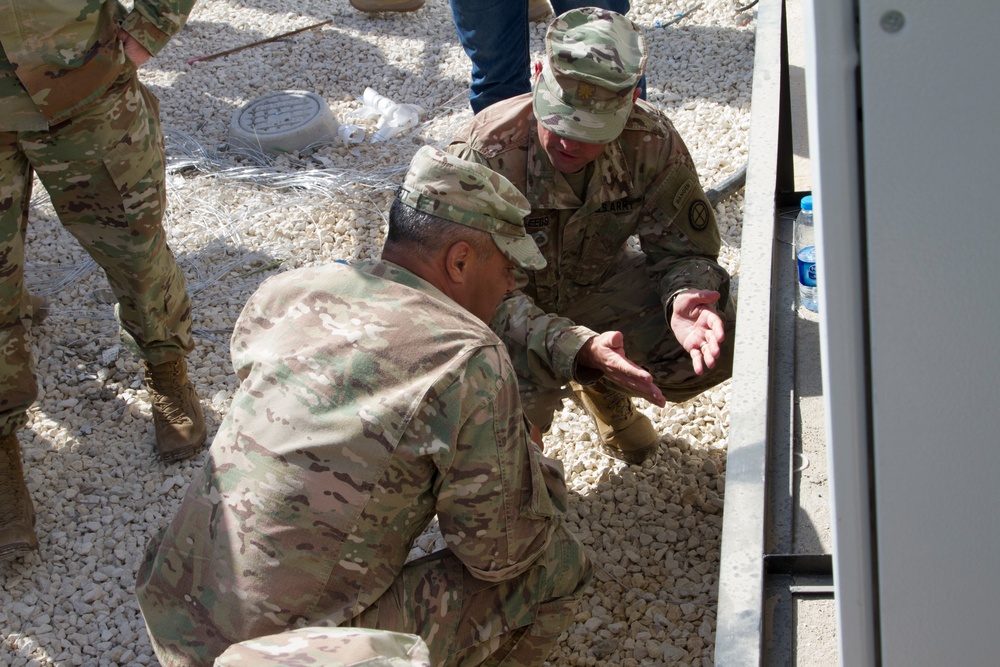 Lt. Gen. Michael Garrett tours new Joint Training Center in Jordan