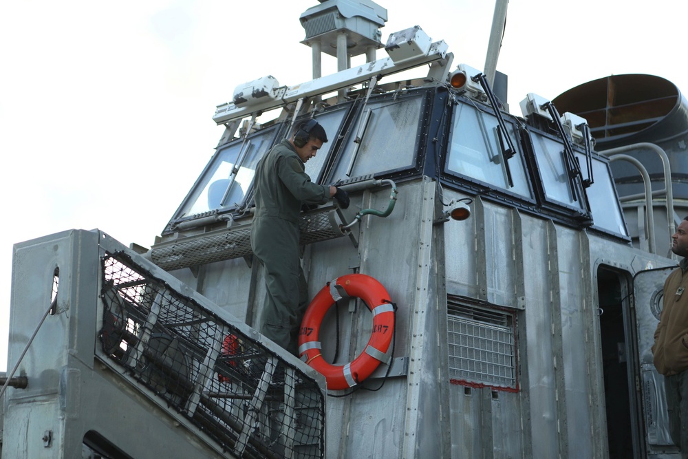 U.S. Marines and Sailors Prepare for Amphibious Assault Training