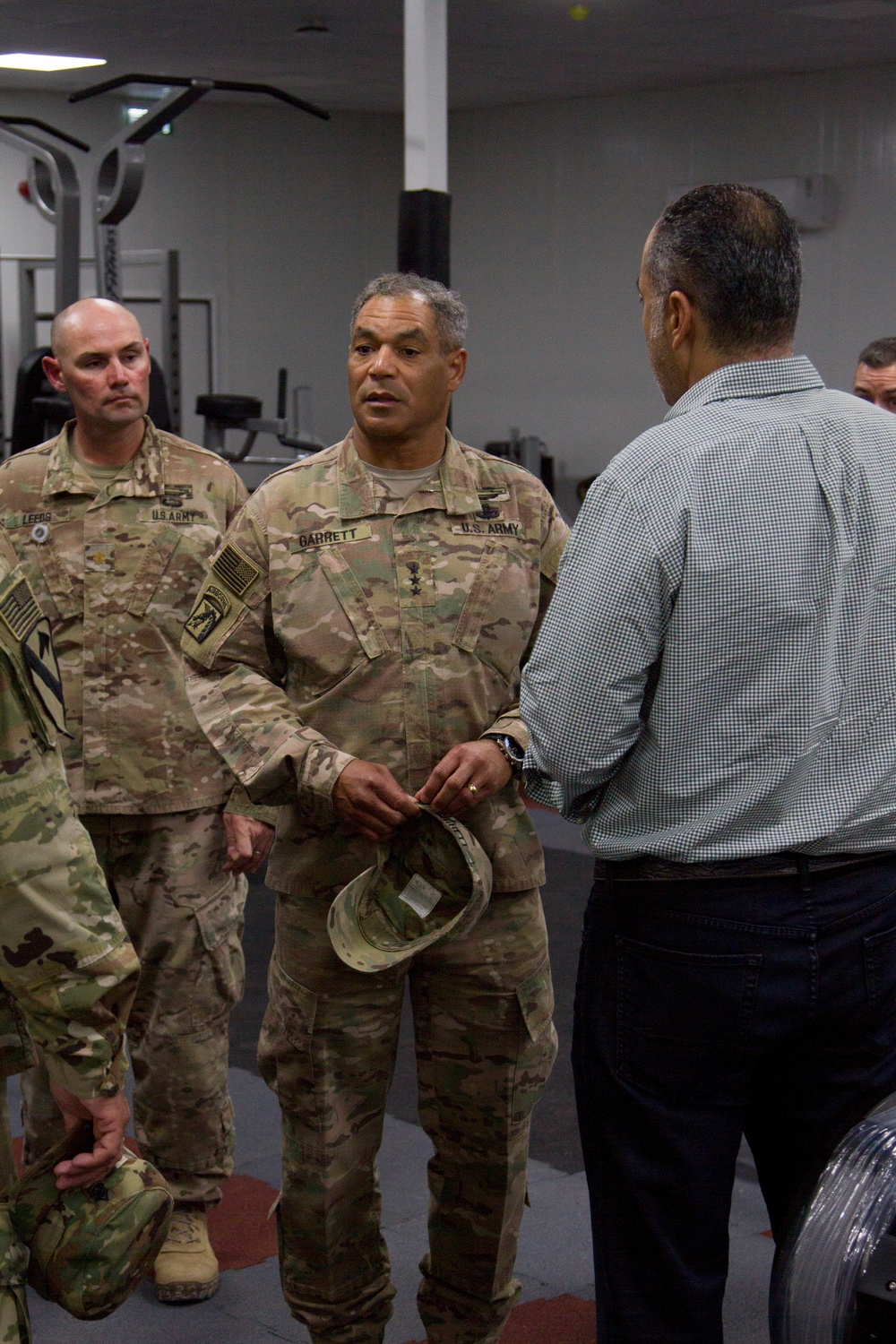 Lt. Gen. Michael Garrett tours new Joint Training Center in Jordan