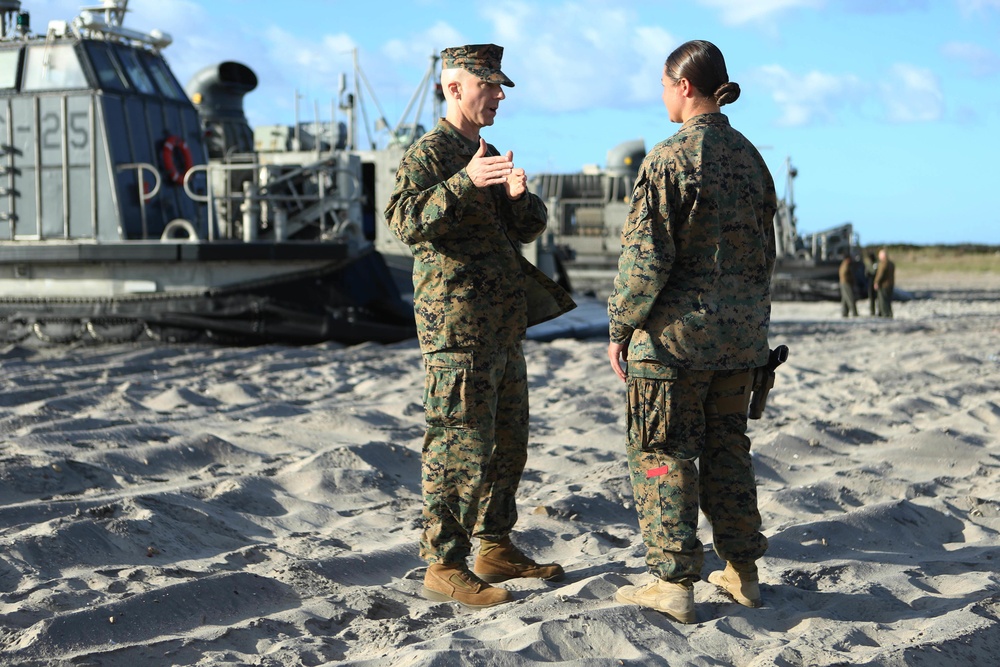 U.S. Marines and Sailors Prepare for Amphibious Assault Training