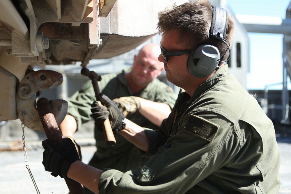 U.S. Marines and Sailors Prepare for Amphibious Assault Training