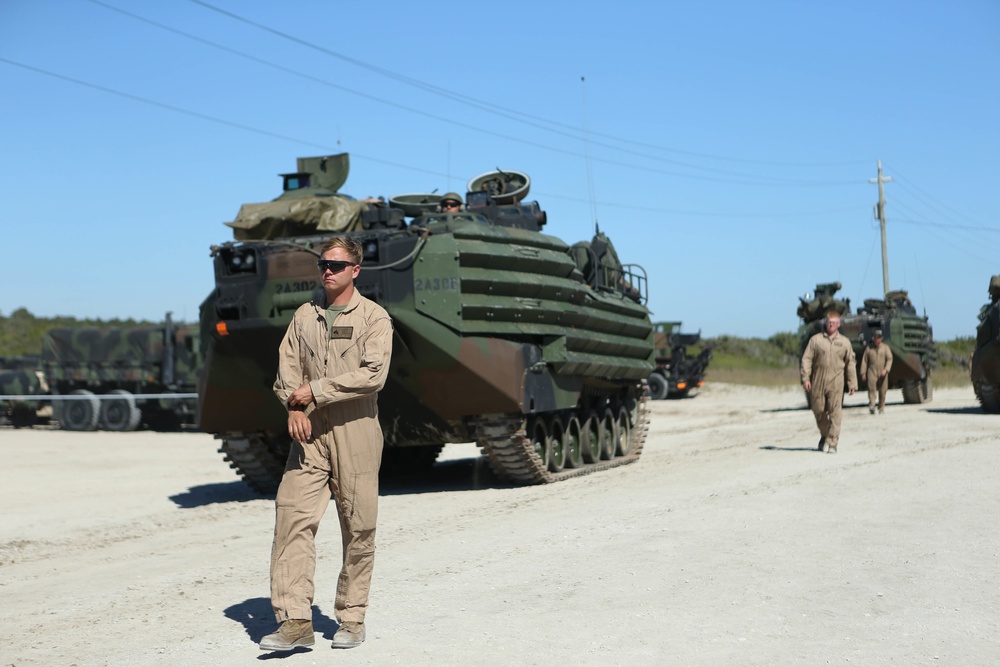 U.S. Marines and Sailors Prepare for Amphibious Assault Training