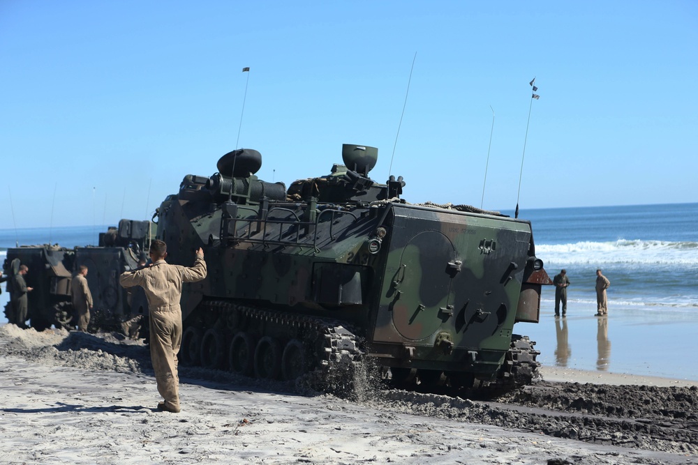 U.S. Marines and Sailors Prepare for Amphibious Assault Training