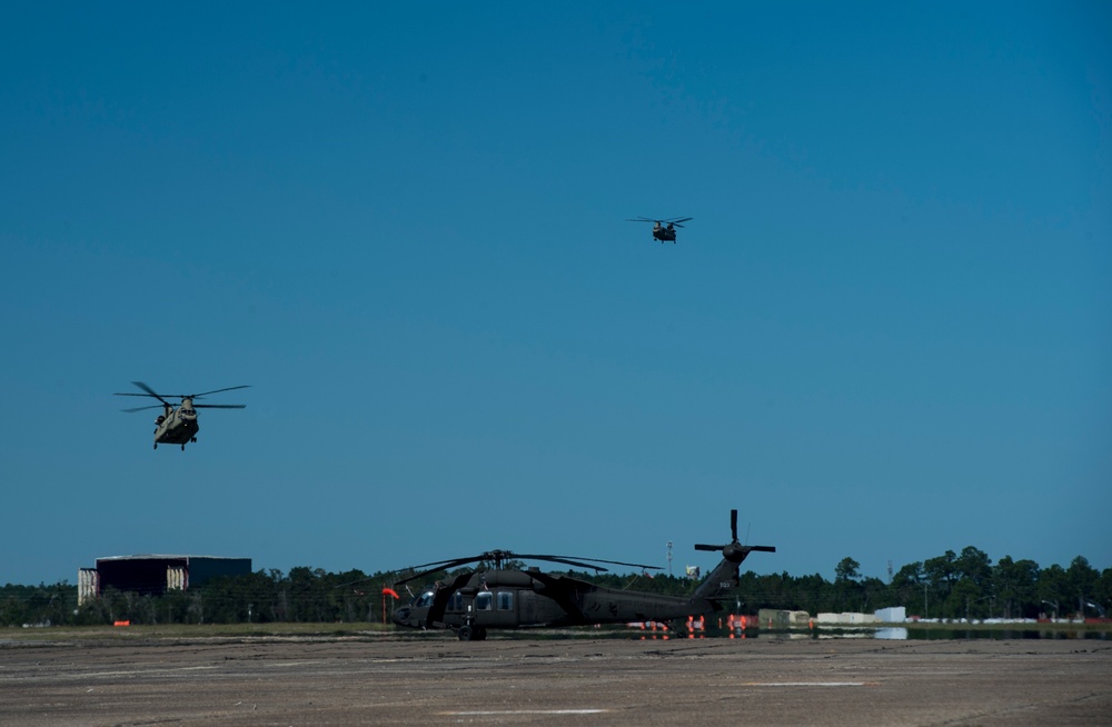 Southern Strike 18 - Chinooks Land at CRTC for Southern Strike 18