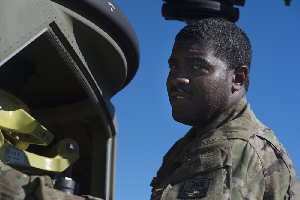 Southern Strike 18 - Chinook Inspection