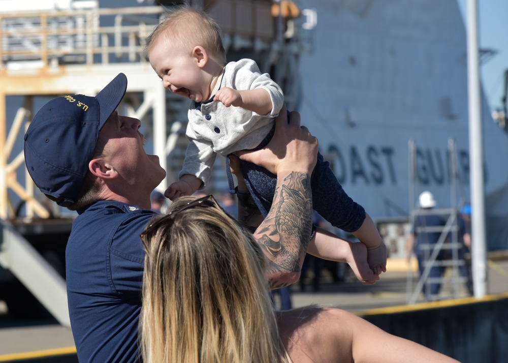 Coast Guard Cutter Bertholf returns to homeport