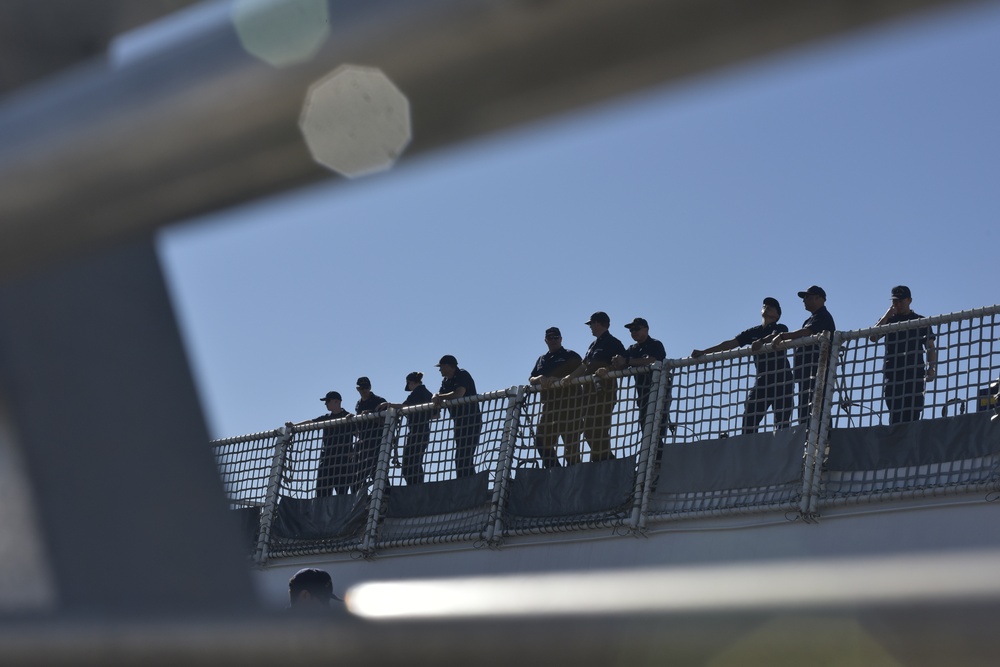 Coast Guard Cutter Bertholf returns to homeport