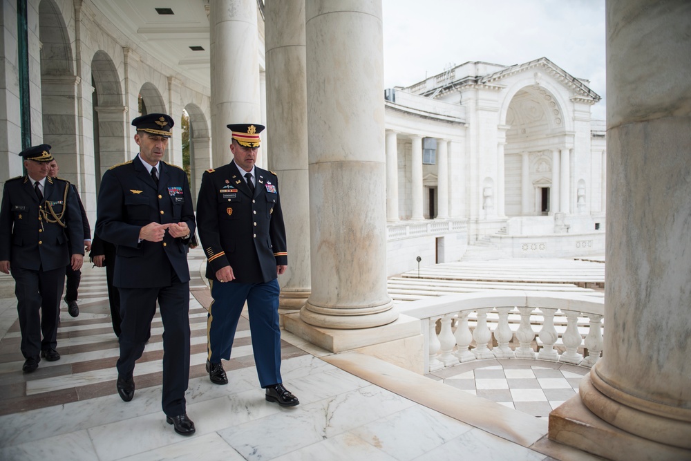 Supreme Commander of Swedish Armed Forces Gen. Micael Bydén Conducts a Public Wreath-Laying at the Tomb of the Unknown Soldier