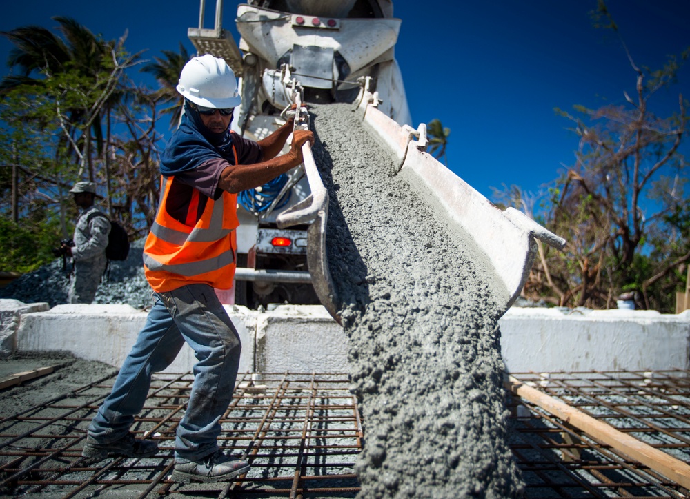 Hurricane Maria: Construction in Toa Baja