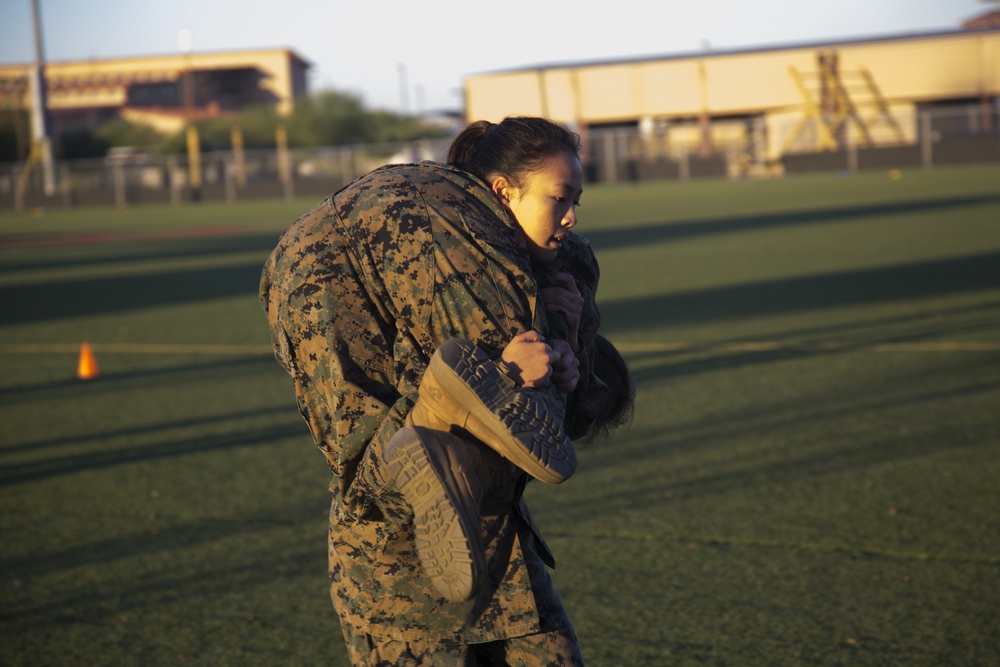 MCAS Yuma Marines conduct CFT