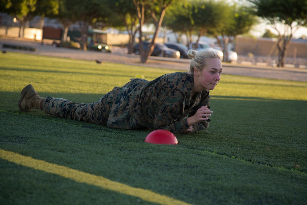 MCAS Yuma Marines conduct CFT