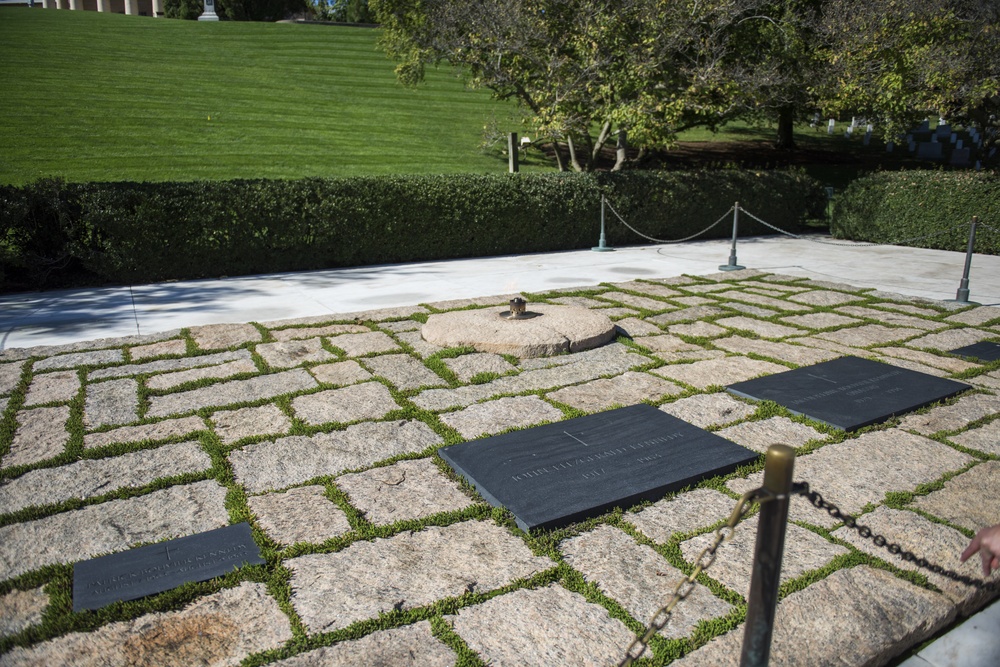 President John F Kennedy Gravesite at Arlington National Cemetery