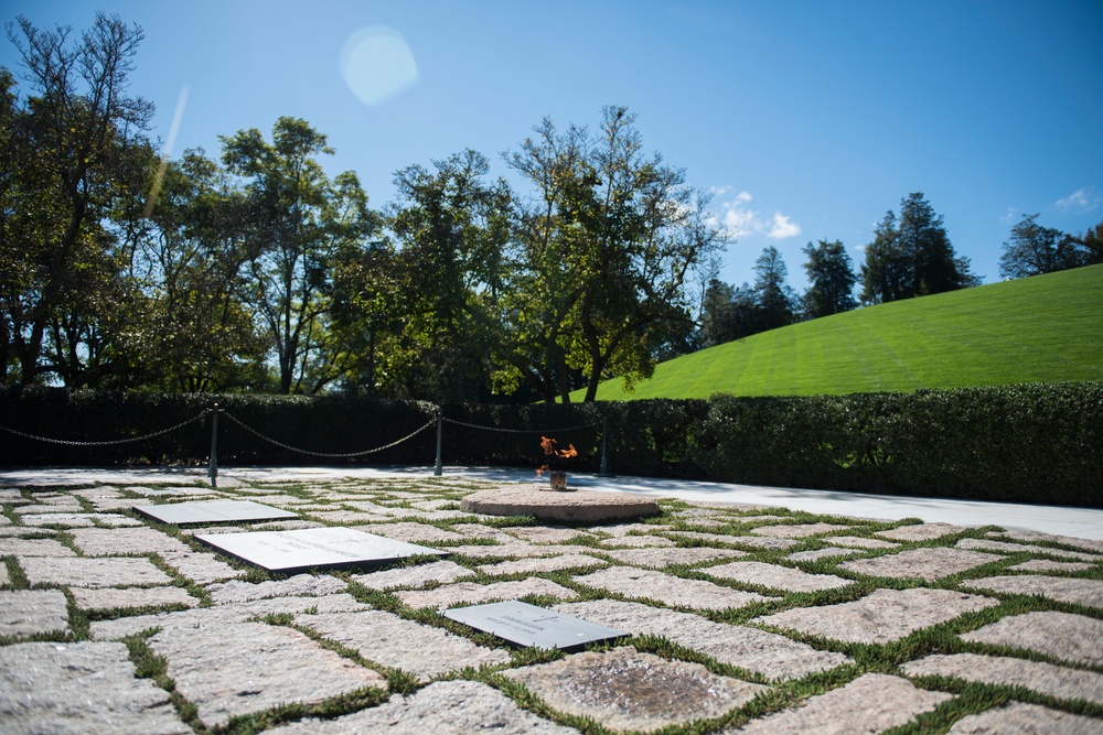 President John F Kennedy Gravesite at Arlington National Cemetery