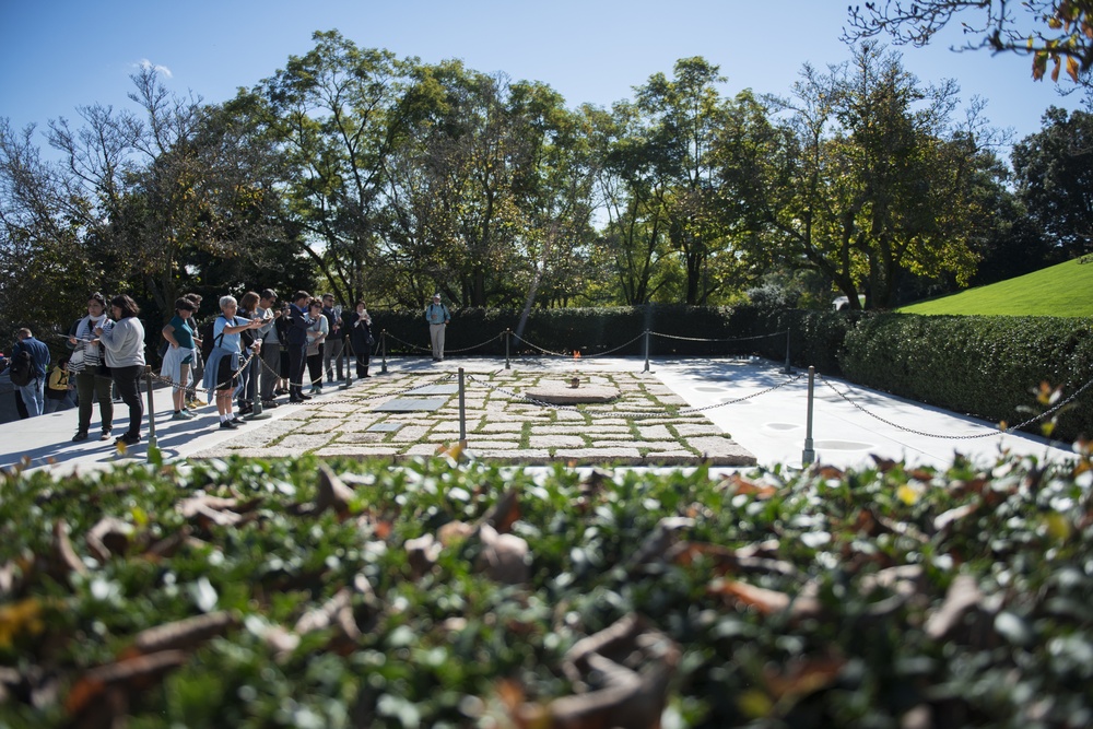 President John F Kennedy Gravesite at Arlington National Cemetery