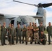 U.S. Marines display MV-22B to Italians