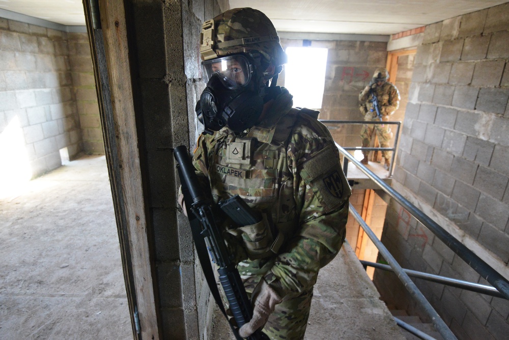 615th MP Co. Urban Operations training