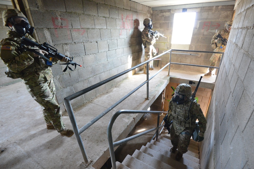 615th MP Co. Urban Operations training