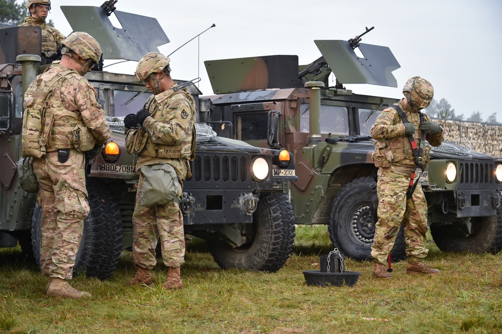 615th MP Co. Urban Operations training