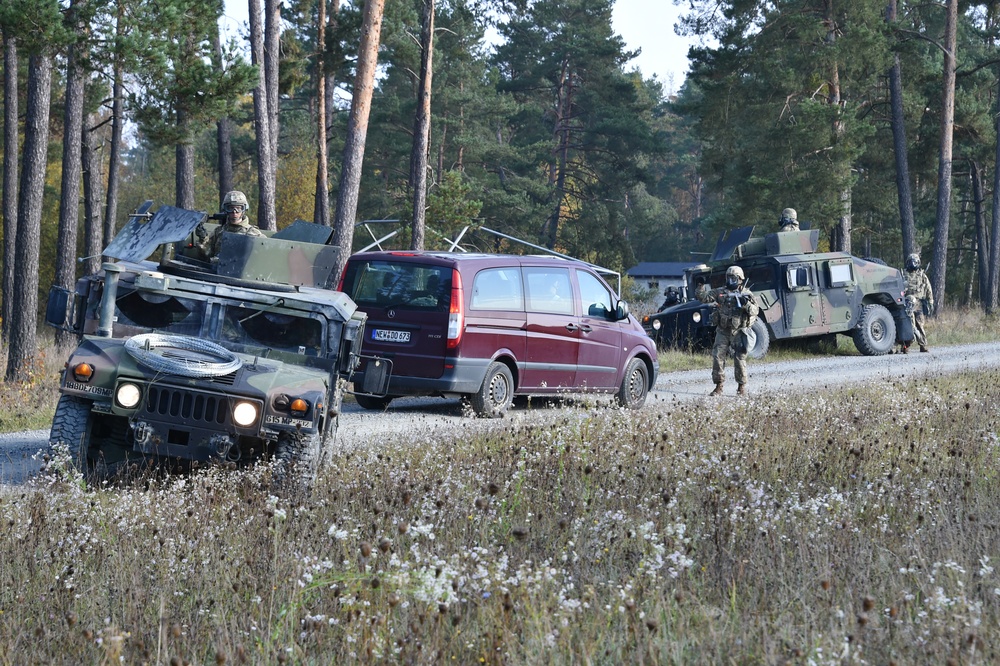 615th MP Co. Urban Operations training