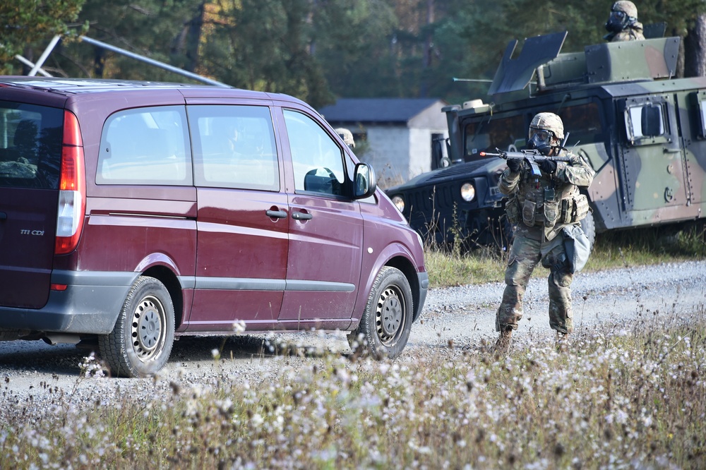 615th MP Co. Urban Operations training