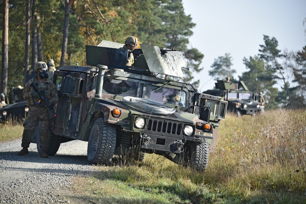 615th MP Co. Urban Operations training