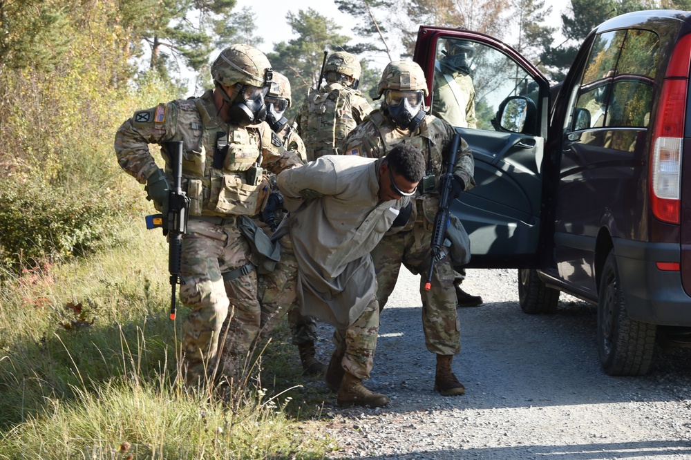 615th MP Co. Urban Operations training