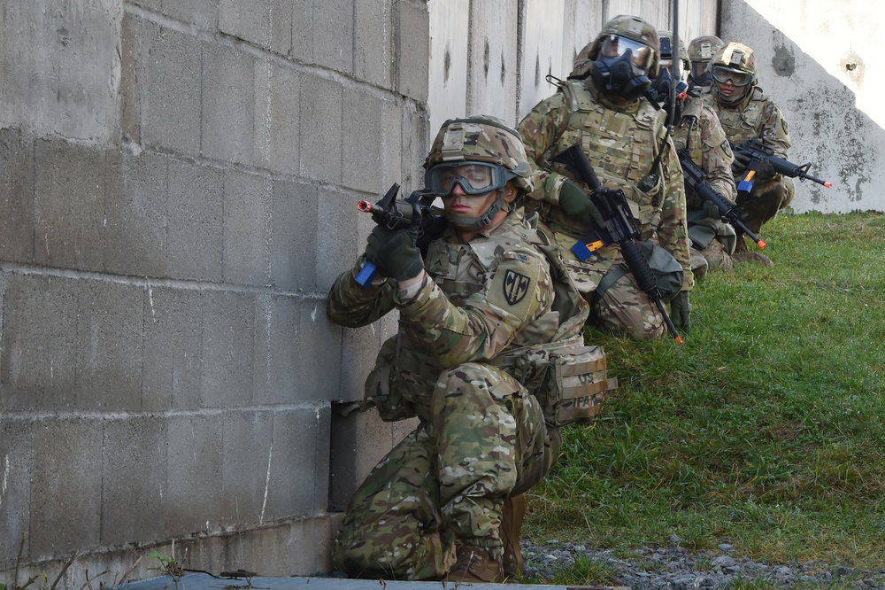 615th MP Co. Urban Operations training