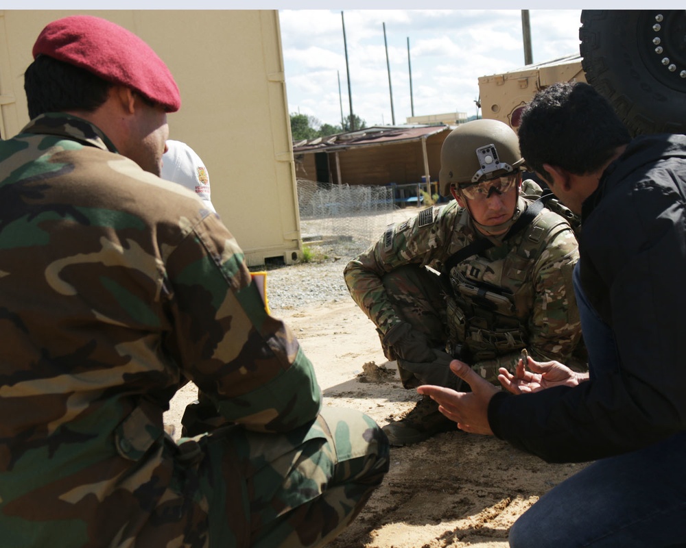 1st SFAB Soldiers enact advising mission in training environment