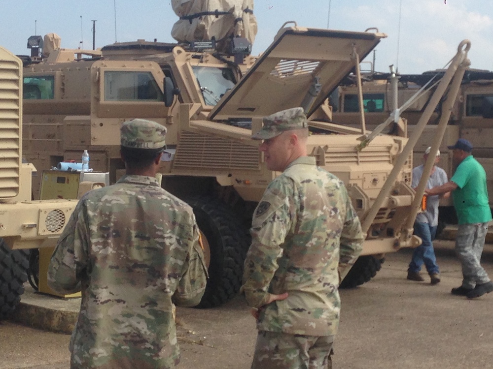 Engineers test new video display in mine protected vehicle