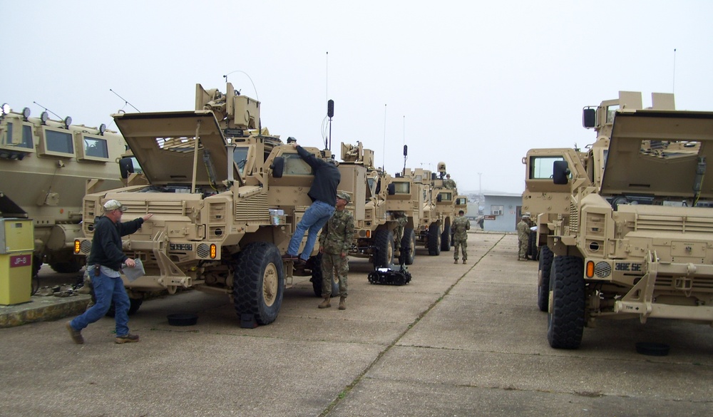 Engineers test new video display in mine protected vehicle