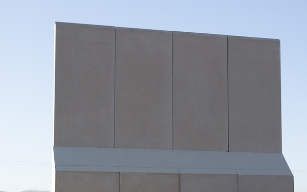 Border Wall Prototype Construction