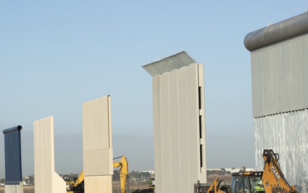 Border Wall Prototype Construction