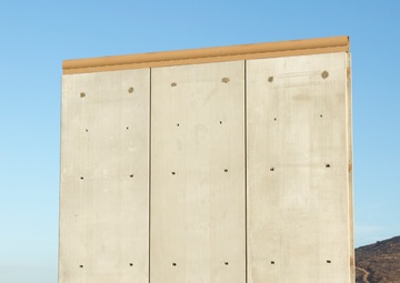 Border Wall Prototype Construction