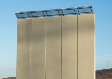 Border Wall Prototype Construction