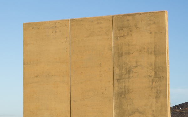 Border Wall Prototype Construction