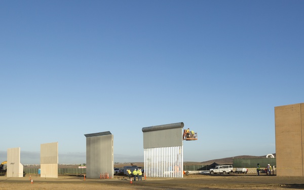 Border Wall Prototype Construction