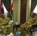 Lt. Gen. Michael Garrett meets with Jordan Armed Forces general officers